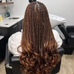 French curl box braid