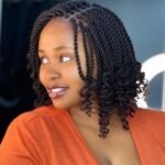 Kinky twist- medium size  Bob length 